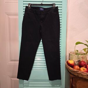 Old Navy Black Mid Rise Pixie